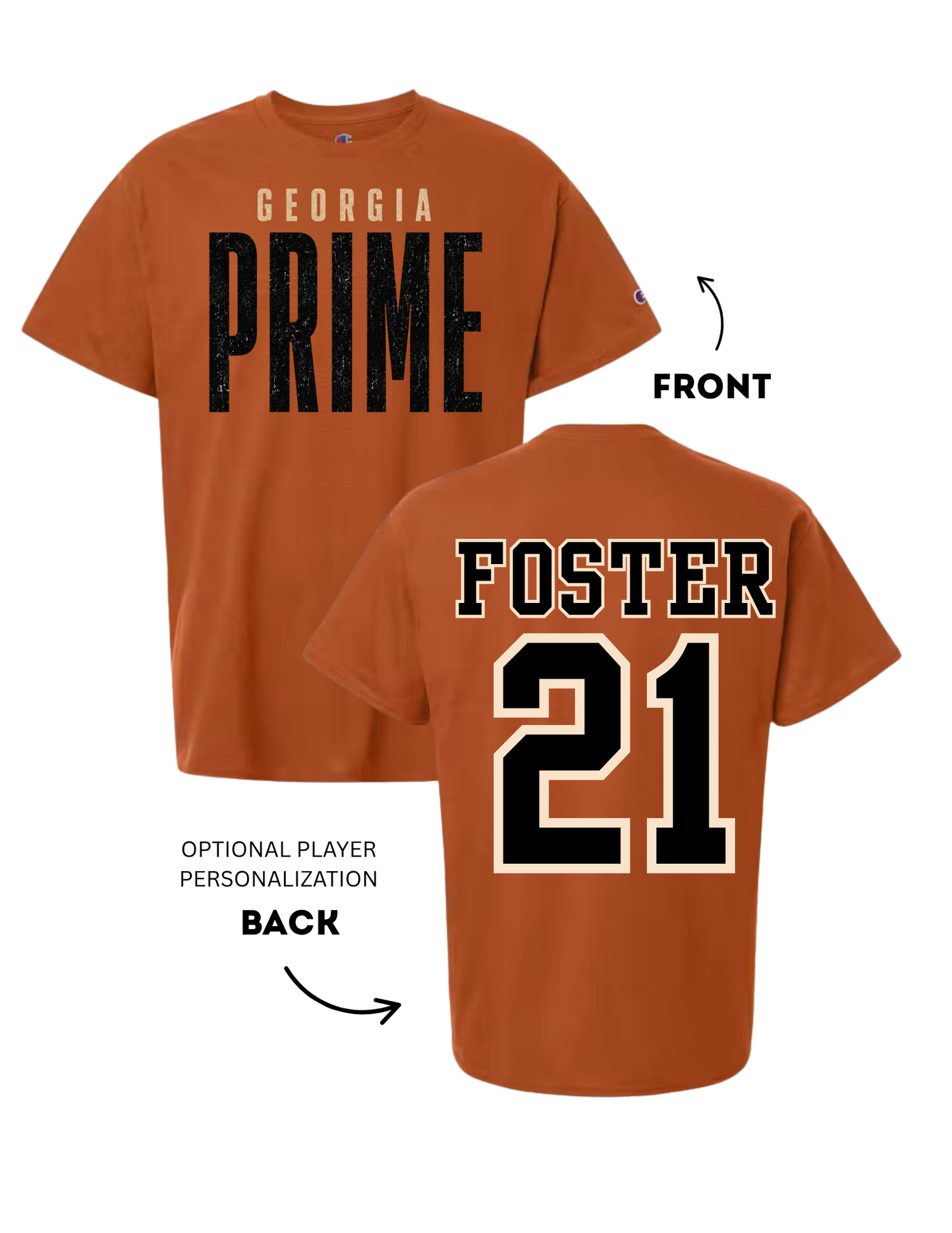 Prime Baseball Short-Sleeve Tee (Personalized)