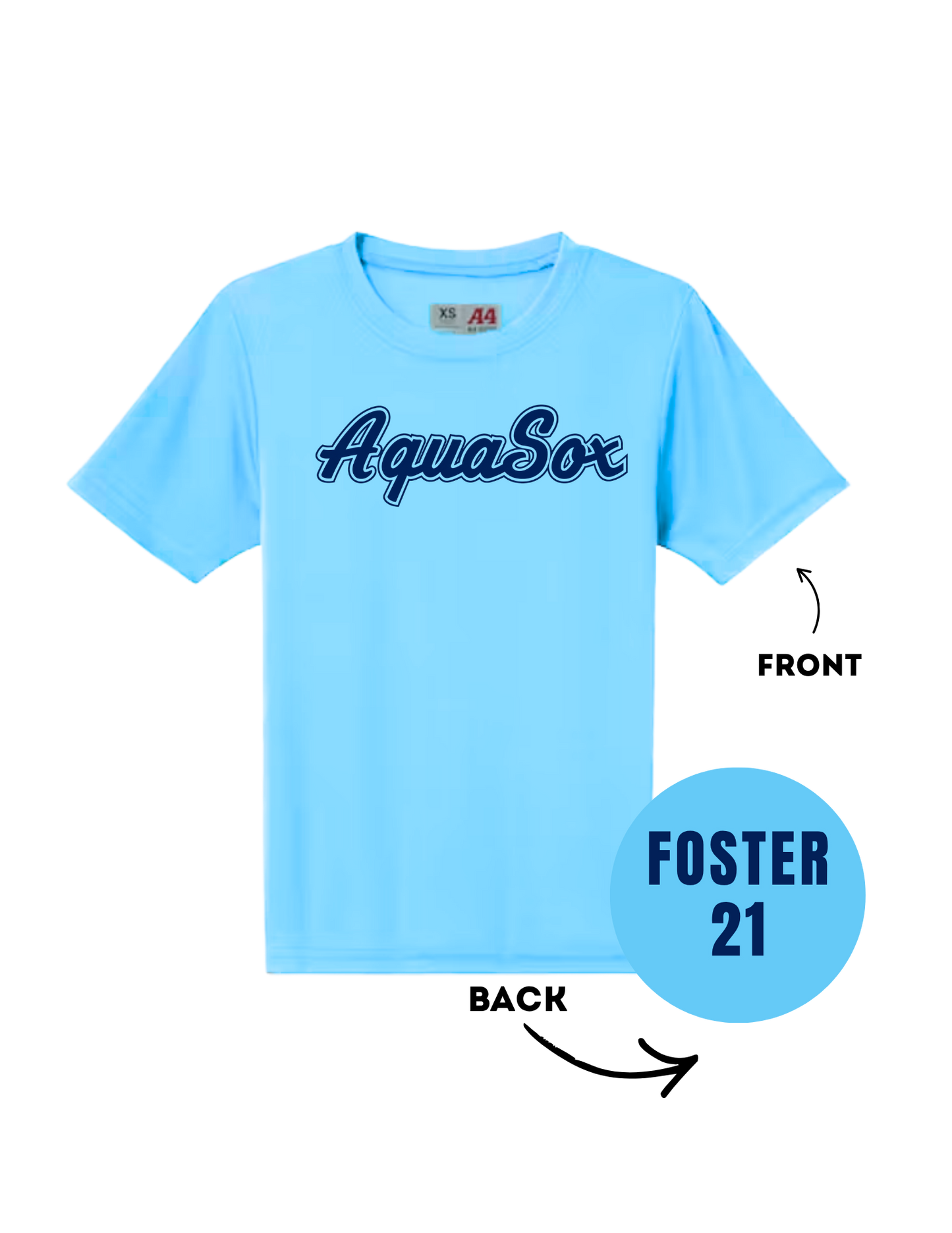 AquaSox Dri-Fit Practice Jersey (Light Blue)