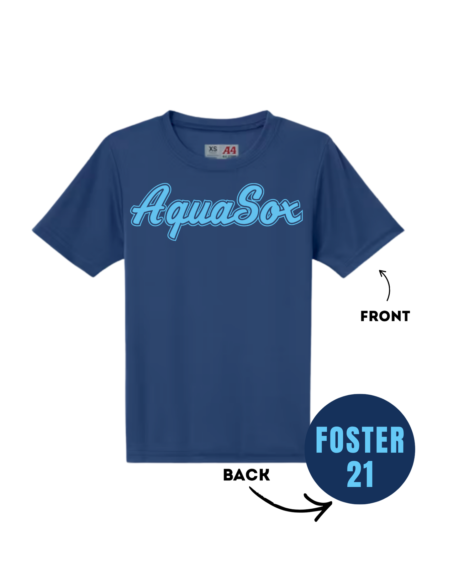 AquaSox Dri-Fit Practice Jersey (Navy)