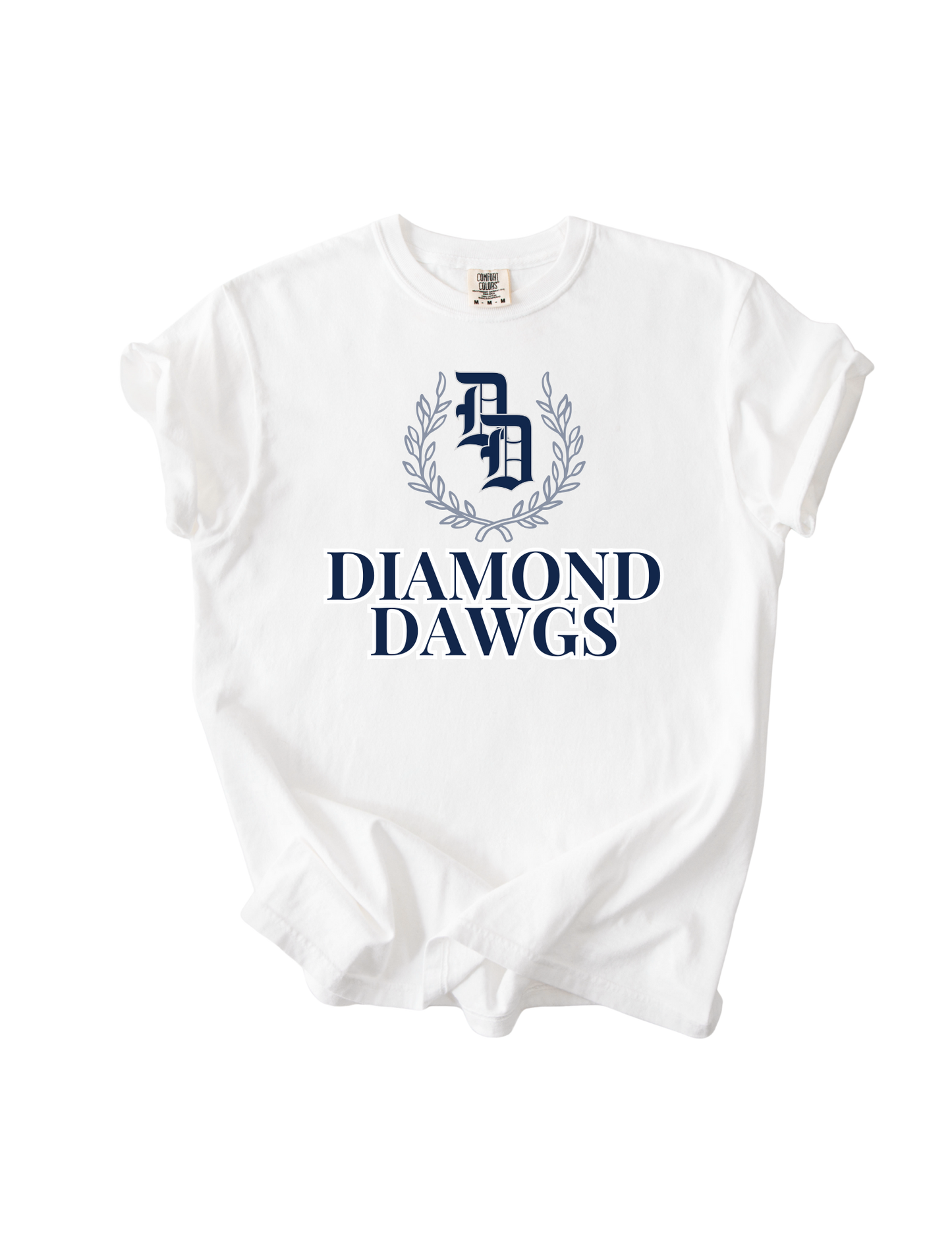 Grayson Diamond Dawgs - White Comfort Colors Tee