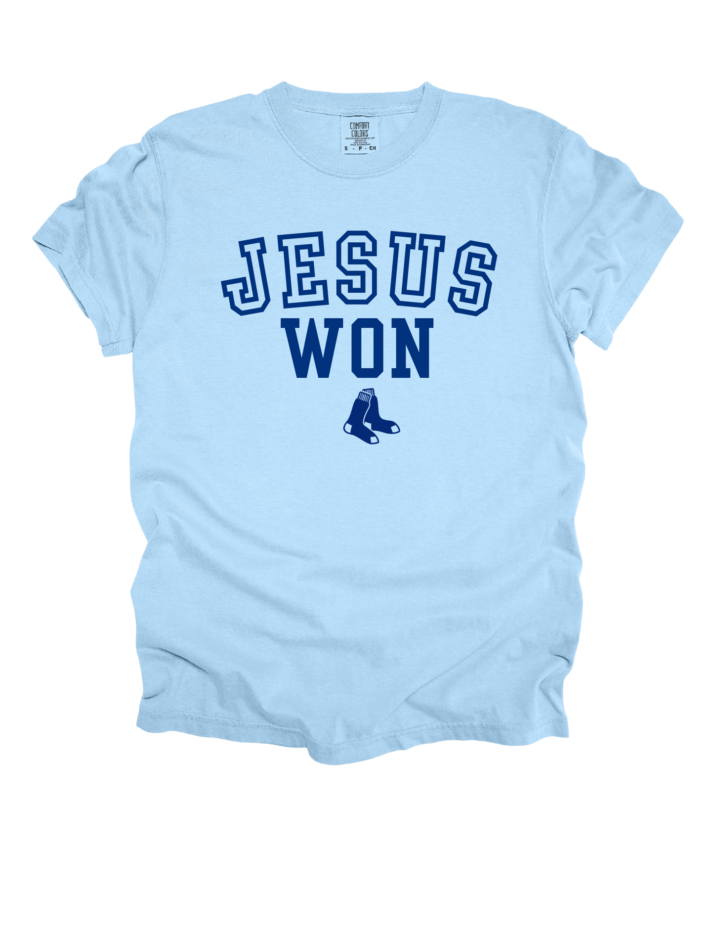 AquaSox Baseball Tee (Light Blue)