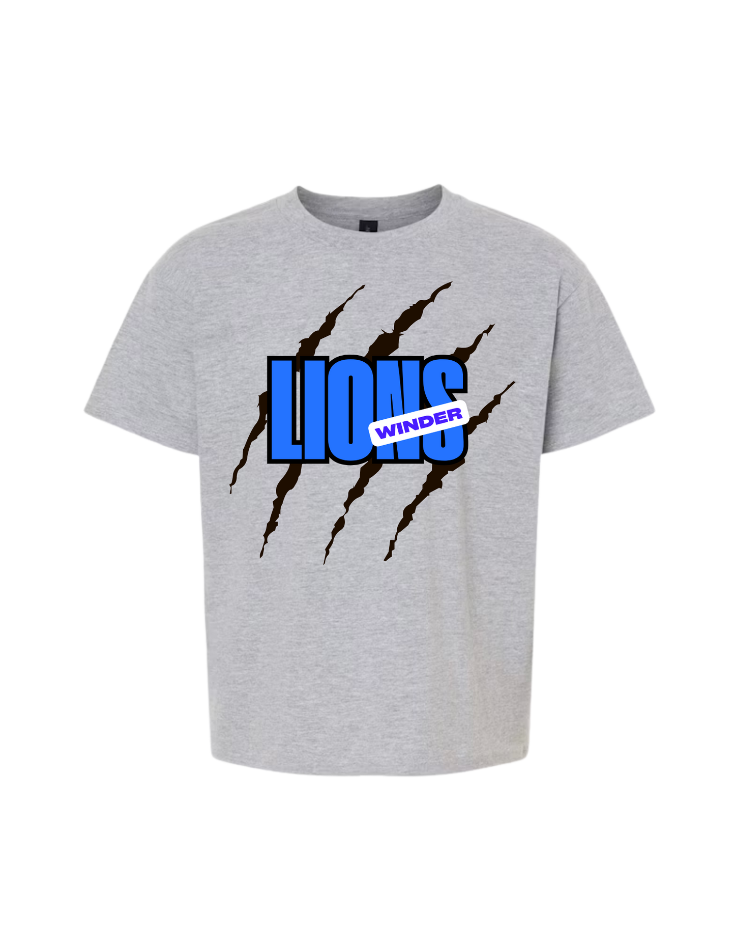 Youth/Adult Winder Lions Cotton/Dri-Fit Tee (SS/LS)