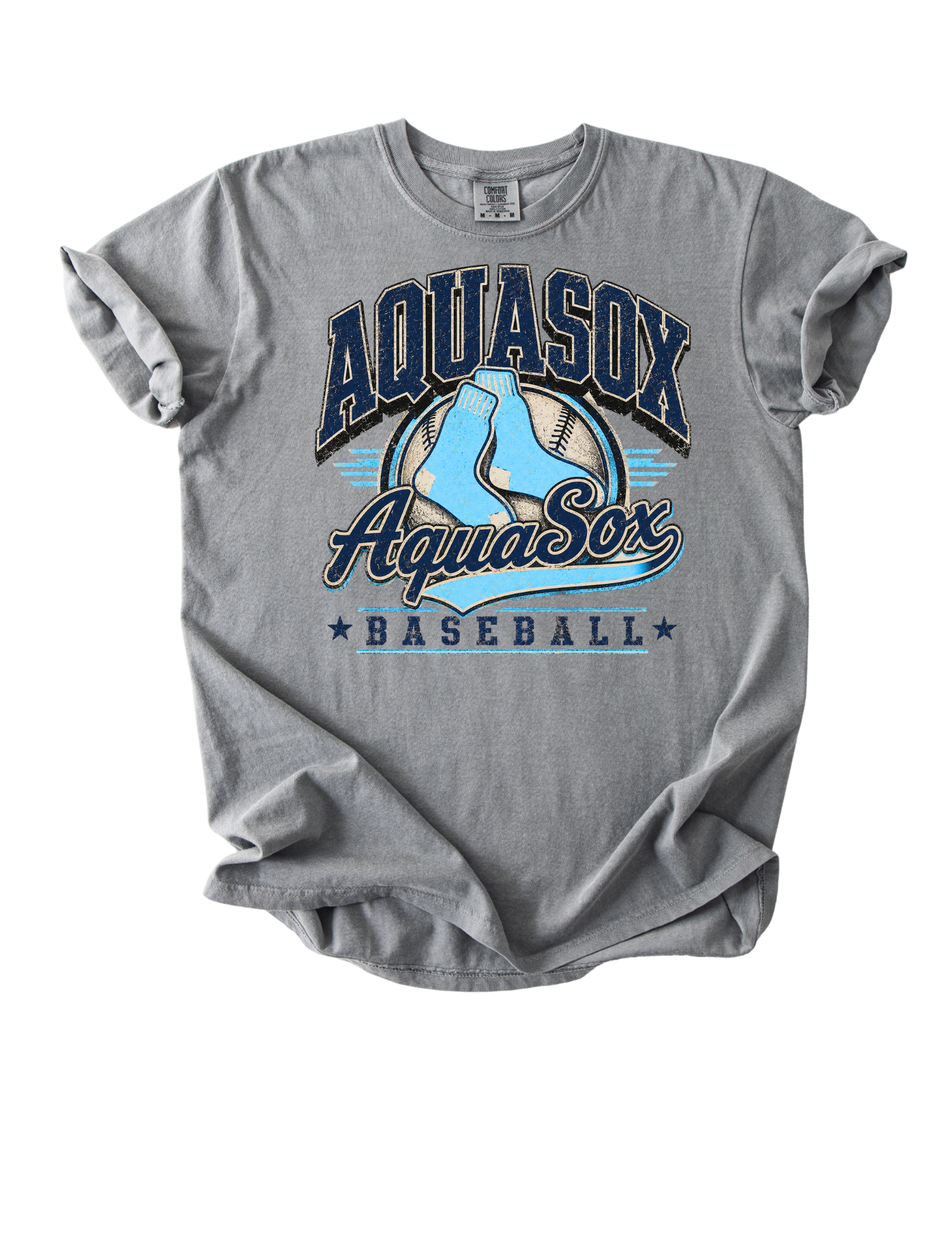 AquaSox Baseball Tee (Gray)