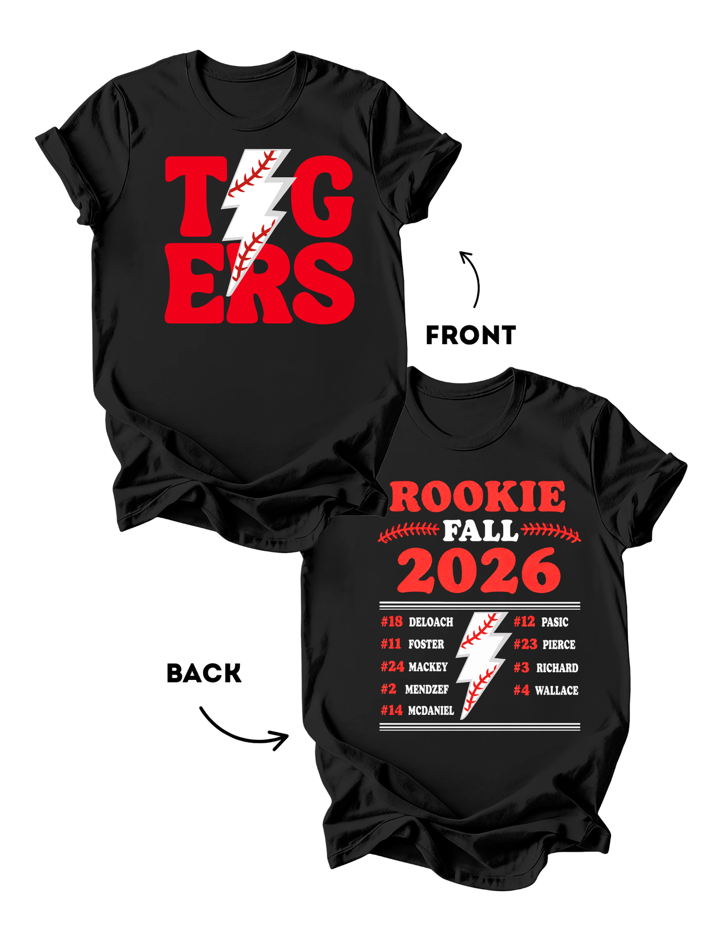 Coach Mackey Roster Tees - Fall 2026
