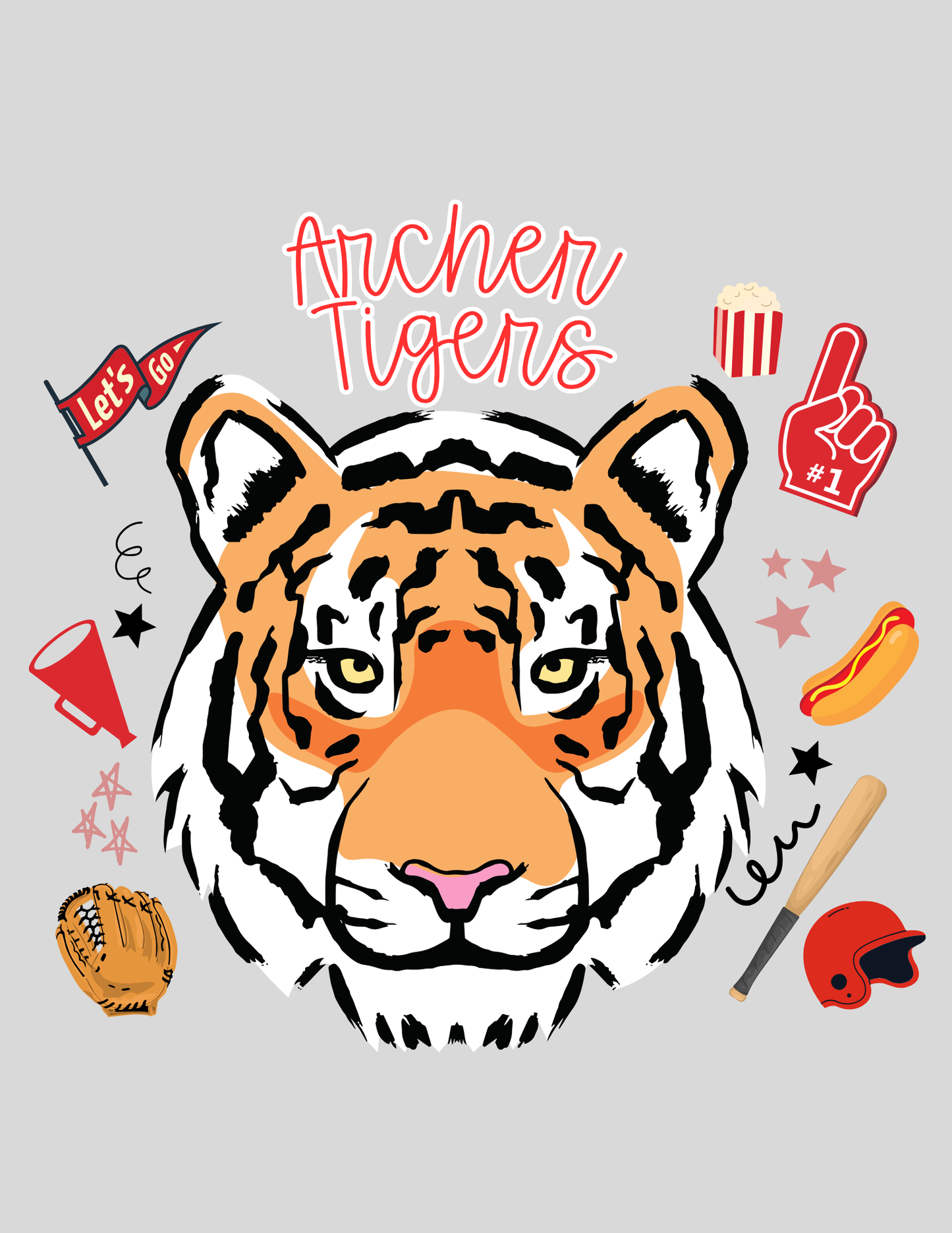 Archer Baseball Doodle