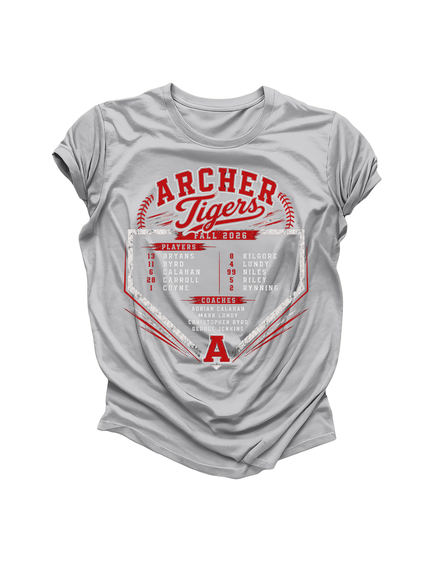 Coach Calahan Roster Tees - Fall 2026