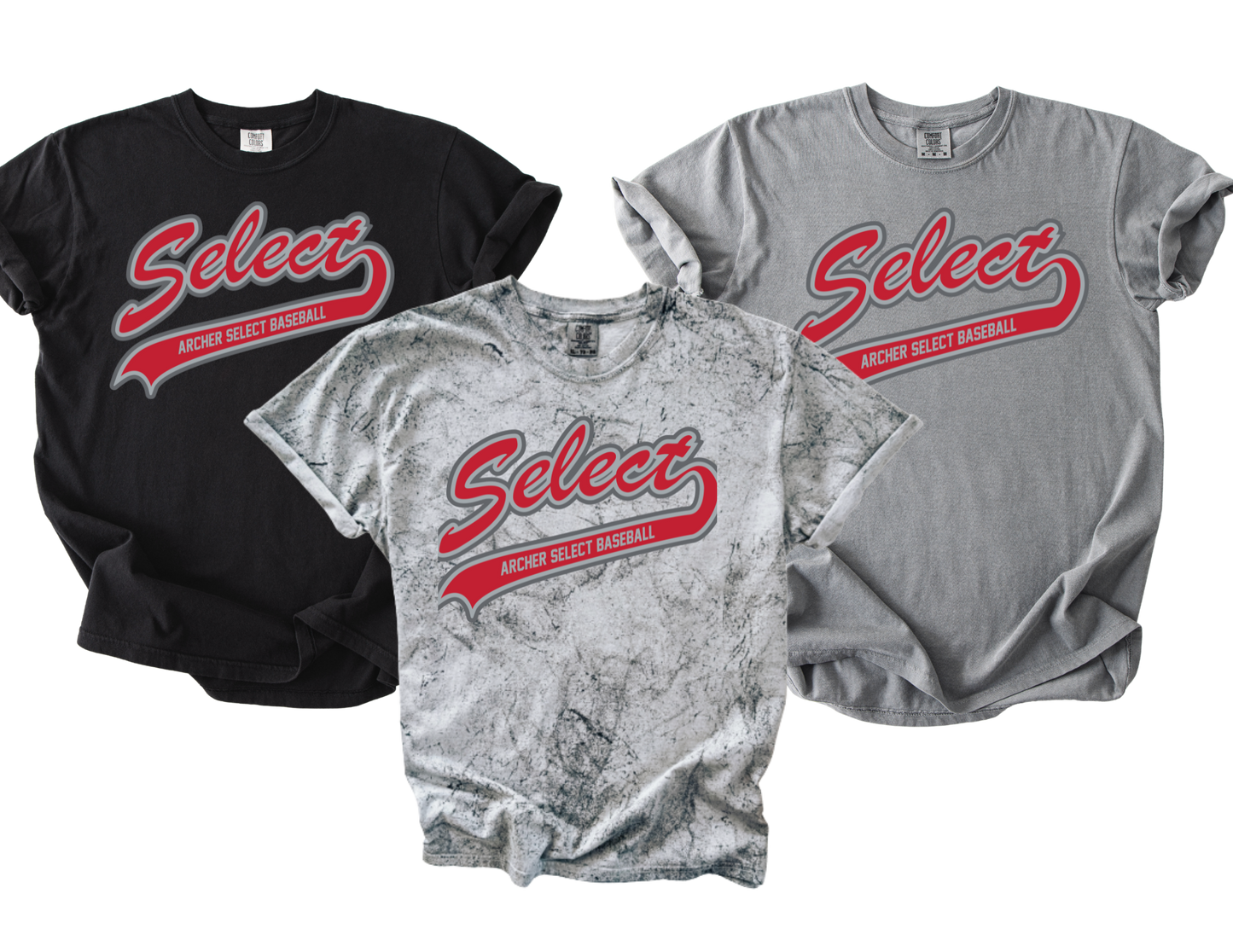 Select Swoop Comfort Colors Tee
