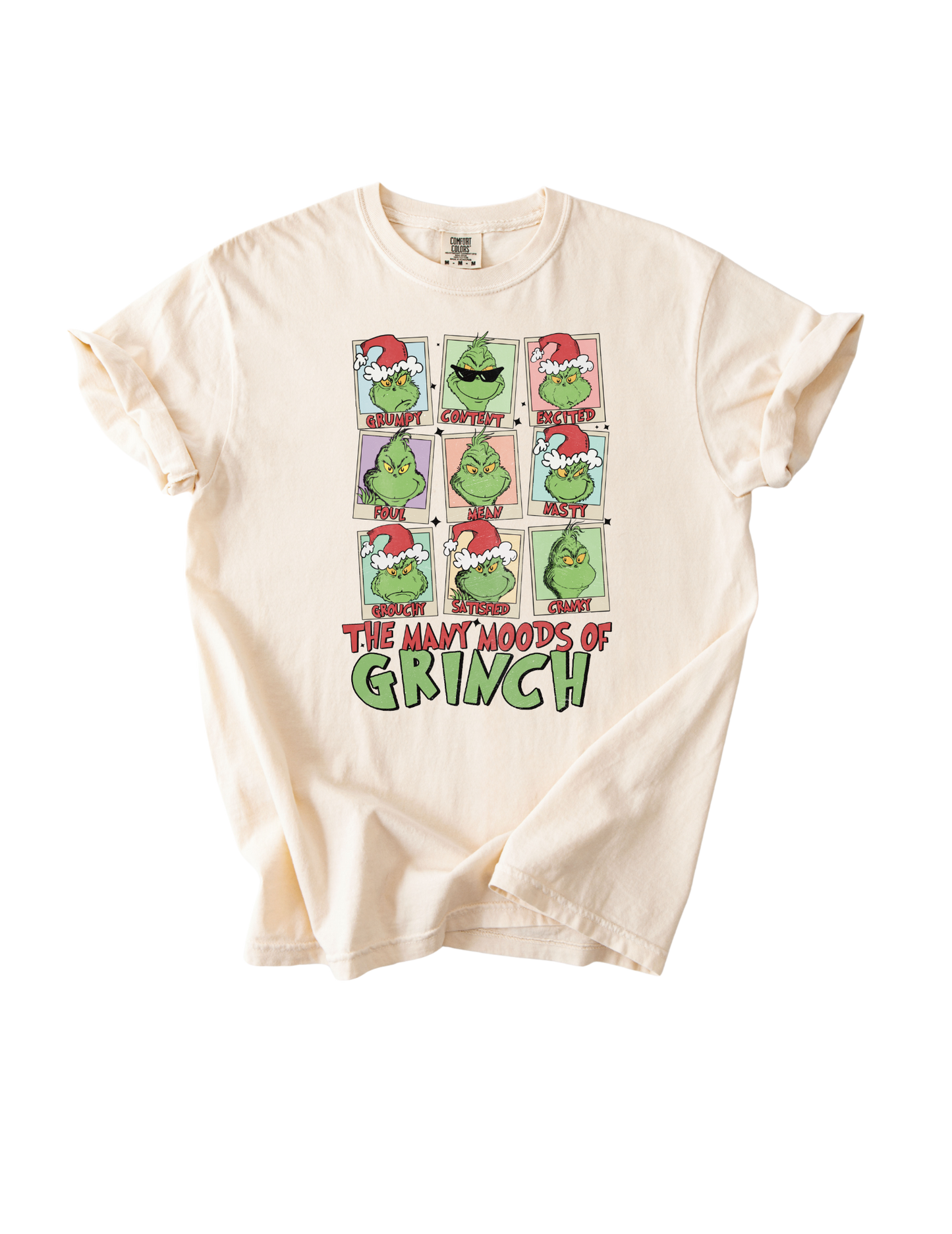 Many Moods of the Grinch Crewneck