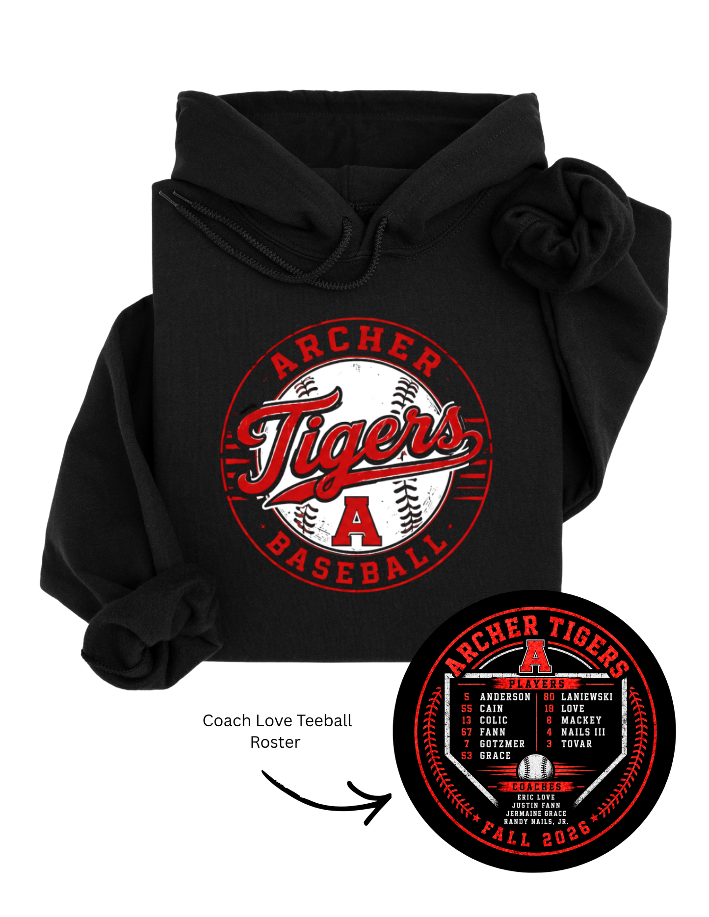 Coach Love Roster Sweatshirt/Hoodie - Fall 2026
