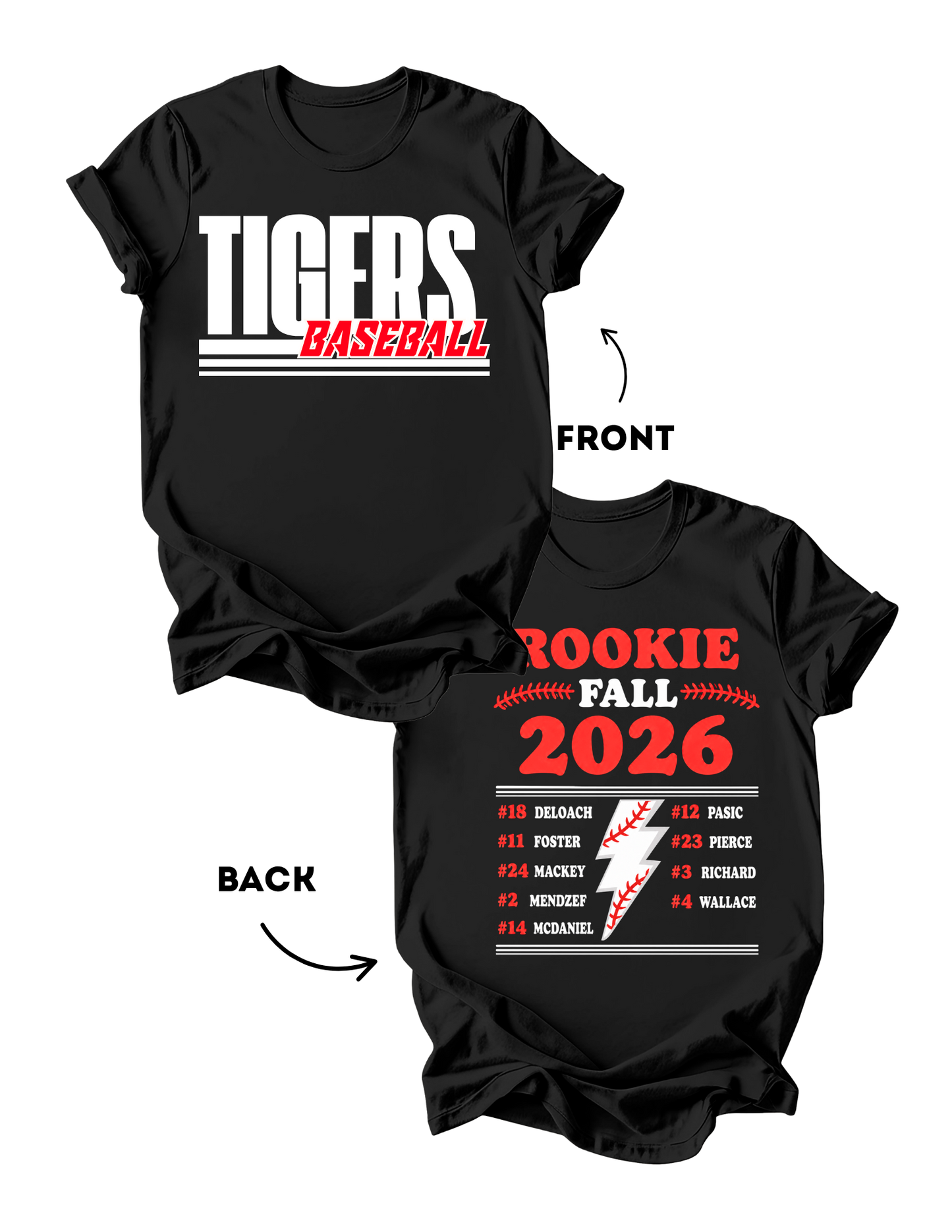 Coach Mackey Roster Tees - Pasic