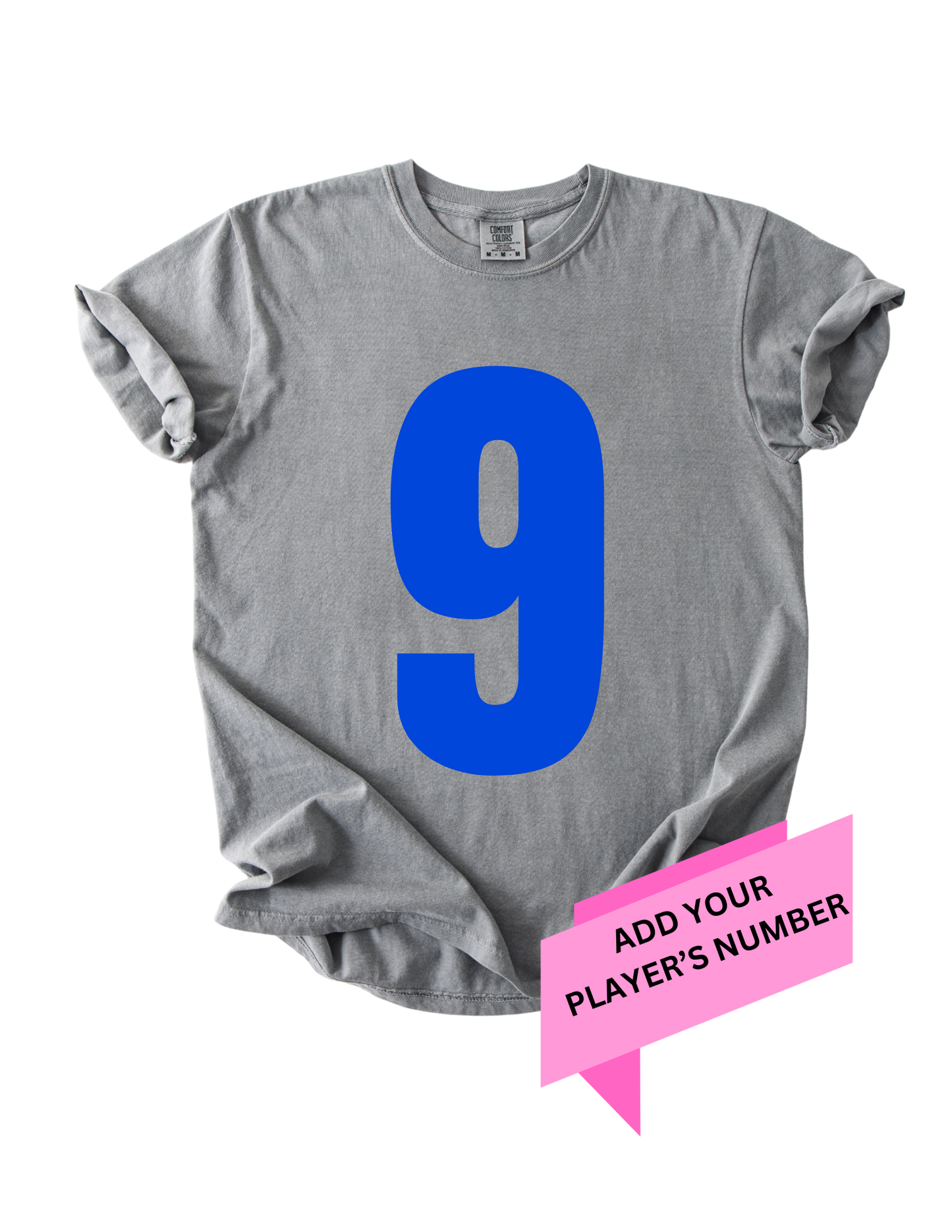 Lions Baseball - Player # (Customizable)