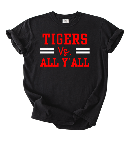 Tigers vs. All Y'all - Black