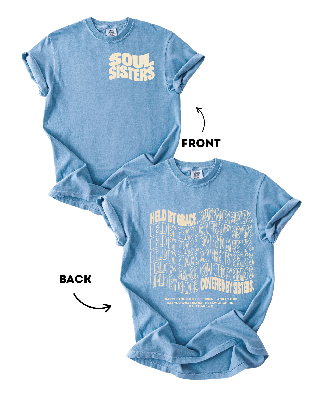 Soul Sisters Tee - Hydrangea