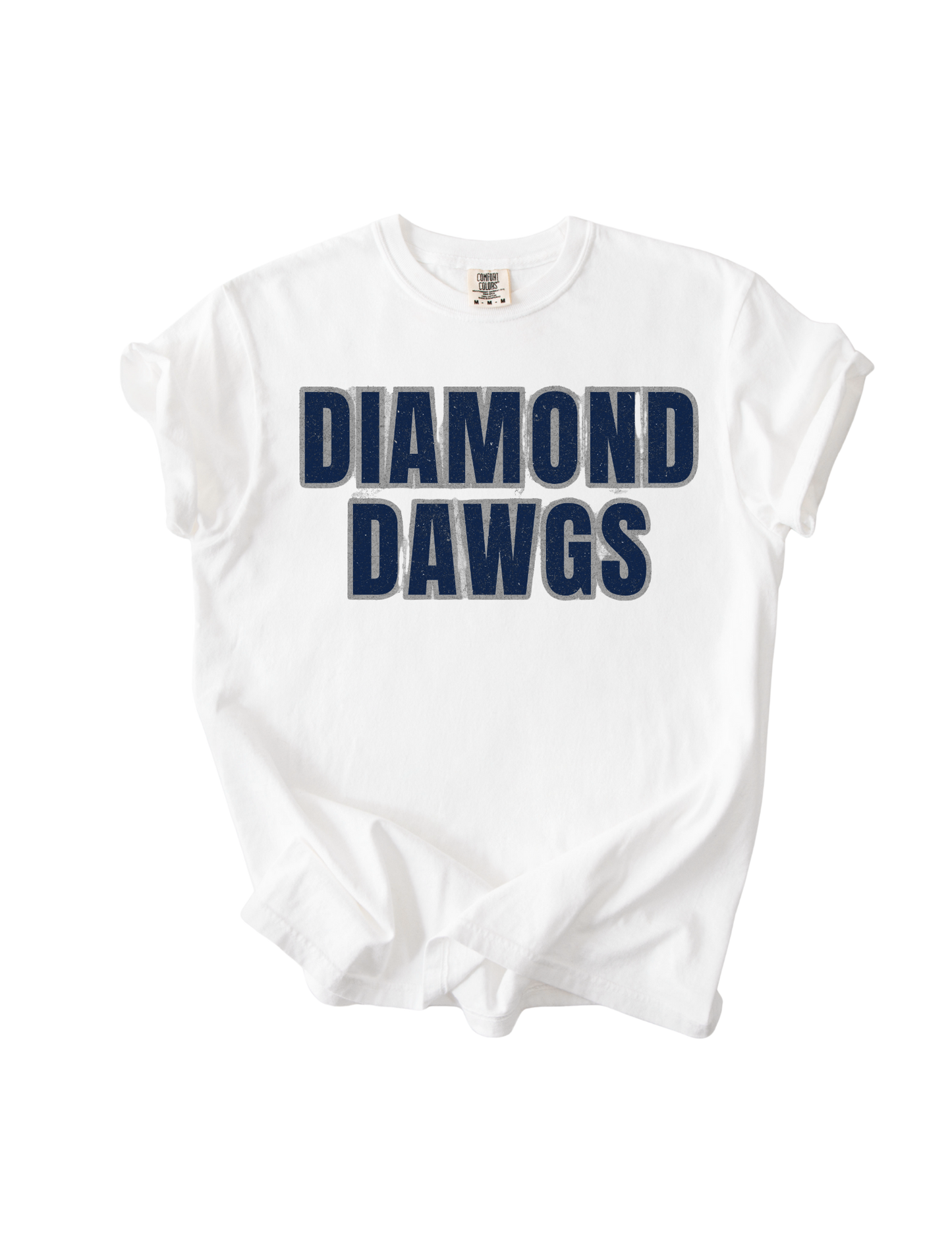 Grayson Diamond Dawgs - White Comfort Colors Tee