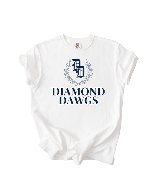 Grayson Diamond Dawgs - White Comfort Colors Tee