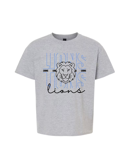 Youth/Adult Winder Lions Cotton/Dri-Fit Tee (SS/LS)