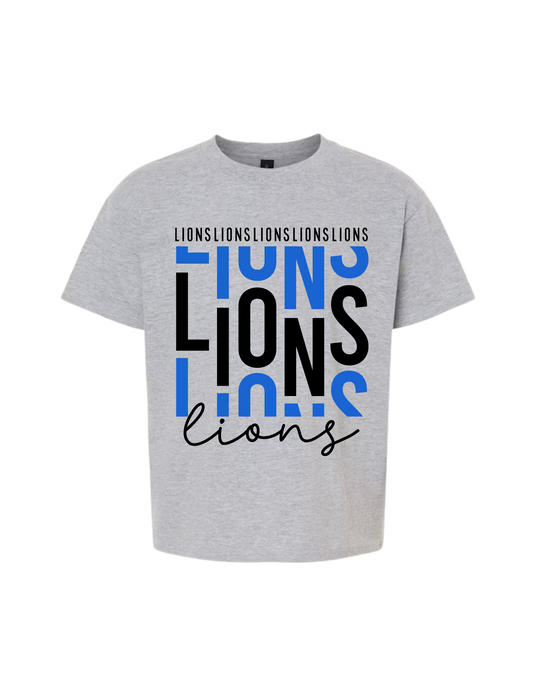 Youth/Adult Winder Lions Cotton/Dri-Fit Tee (SS/LS)