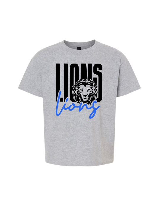 Youth/Adult Winder Lions Cotton/Dri-Fit Tee (SS/LS)