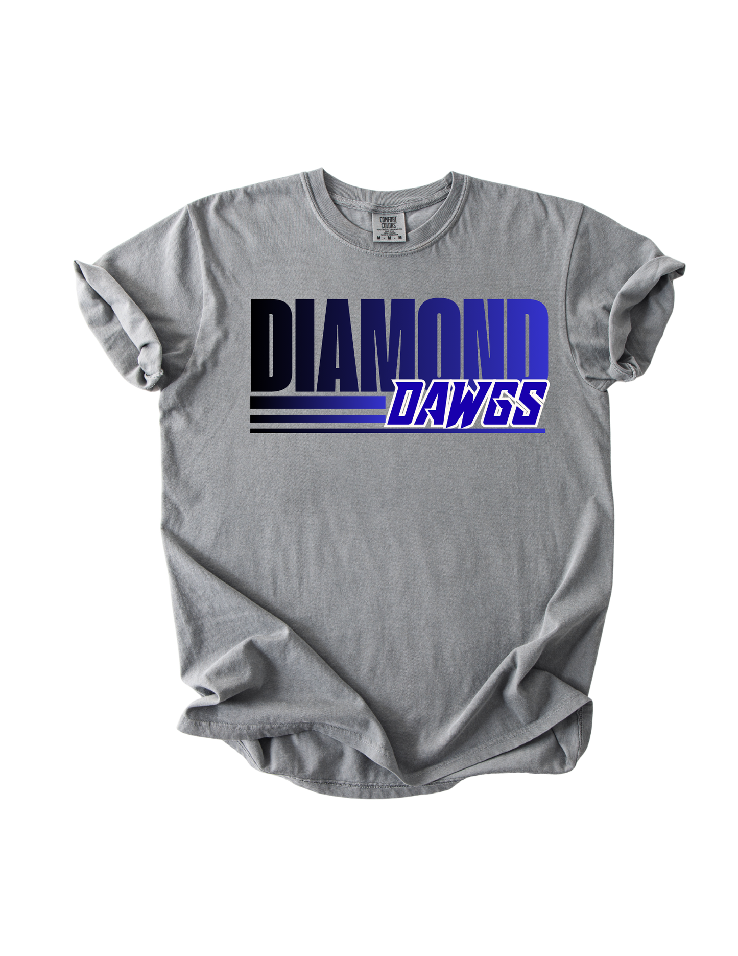 Grayson Diamond Dawgs - Gray Comfort Colors Tee