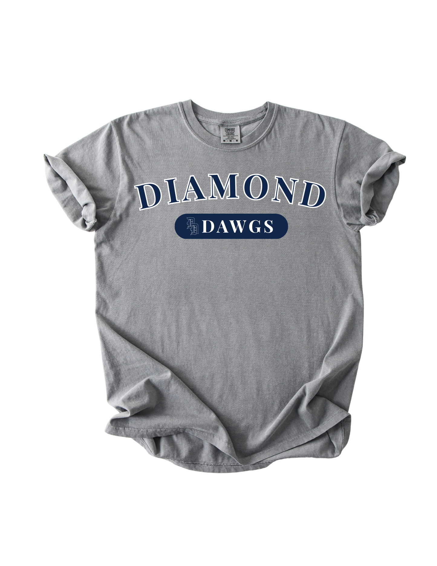 Grayson Diamond Dawgs - Gray Comfort Colors Tee