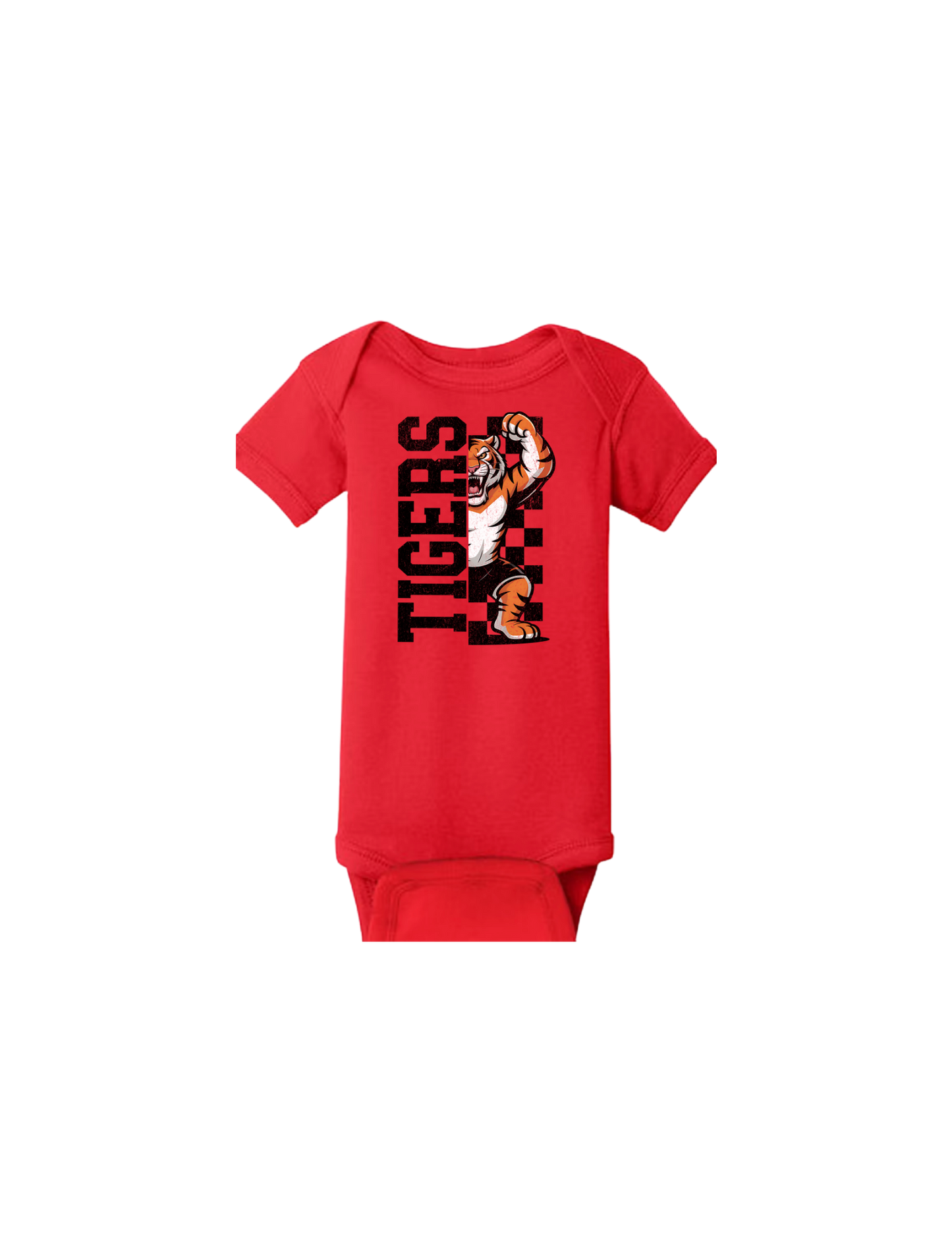 Archer Tigers Short/Long Sleeve Baby Onesies