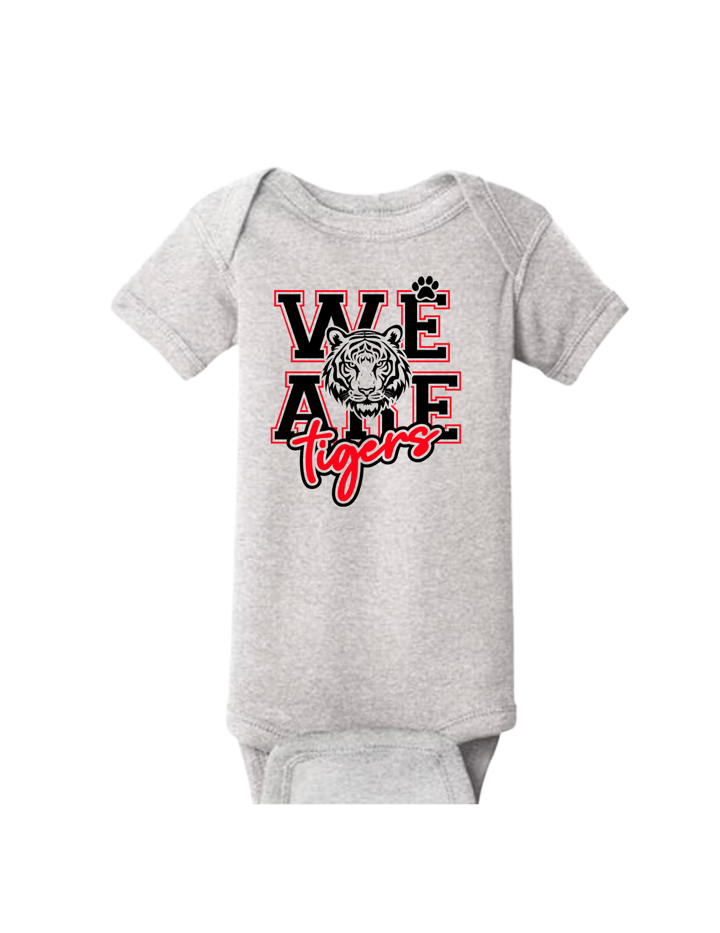 Archer Tigers Short/Long Sleeve Baby Onesies