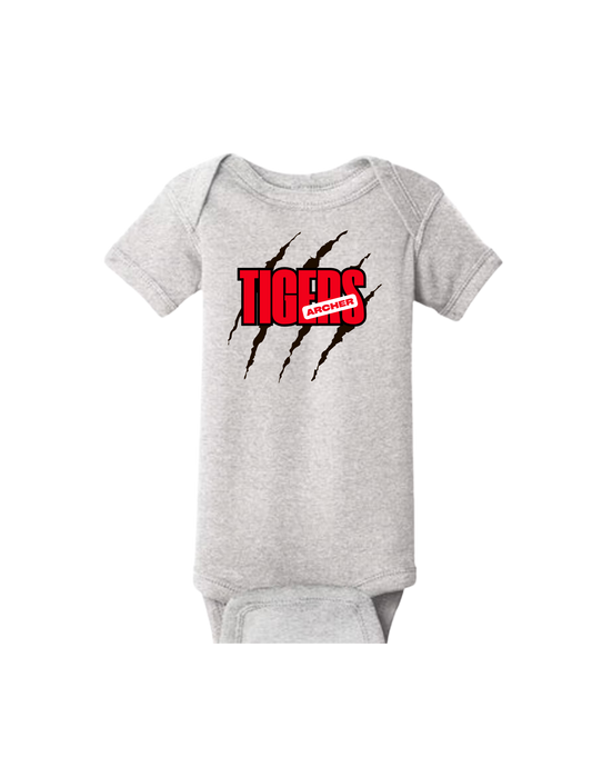 Archer Tigers Short/Long Sleeve Baby Onesies