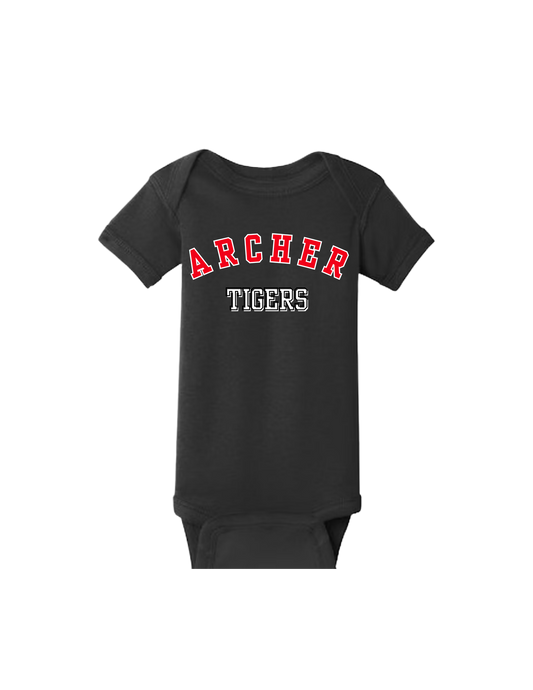 Archer Tigers Short/Long Sleeve Baby Onesies