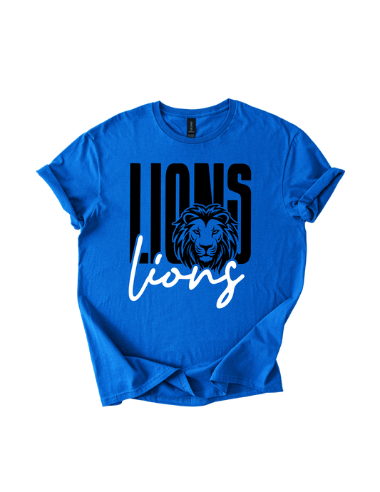 Youth/Adult Winder Lions Cotton/Dri-Fit Tee (SS/LS)