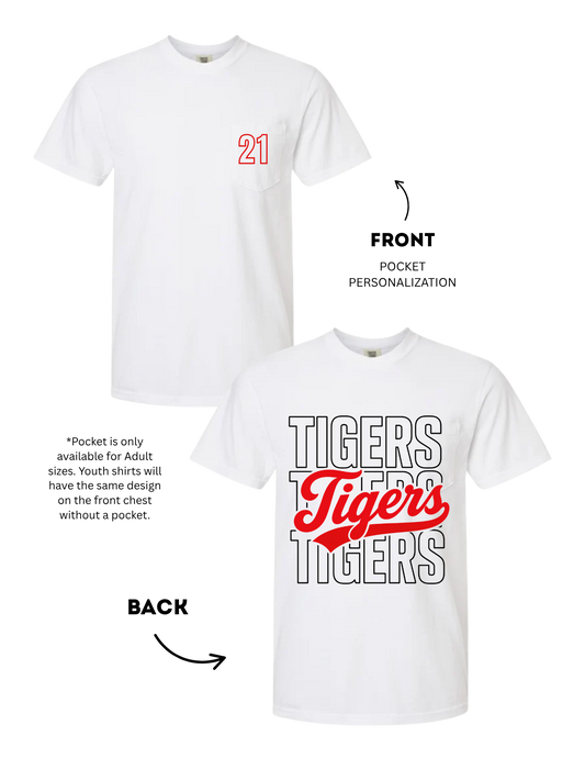 Youth/Adult Archer Tigers Cotton Tee (Personalized)