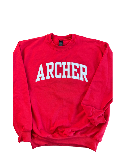 Youth/Adult Archer Tigers Embroidered Sweatshirt/Hoodie