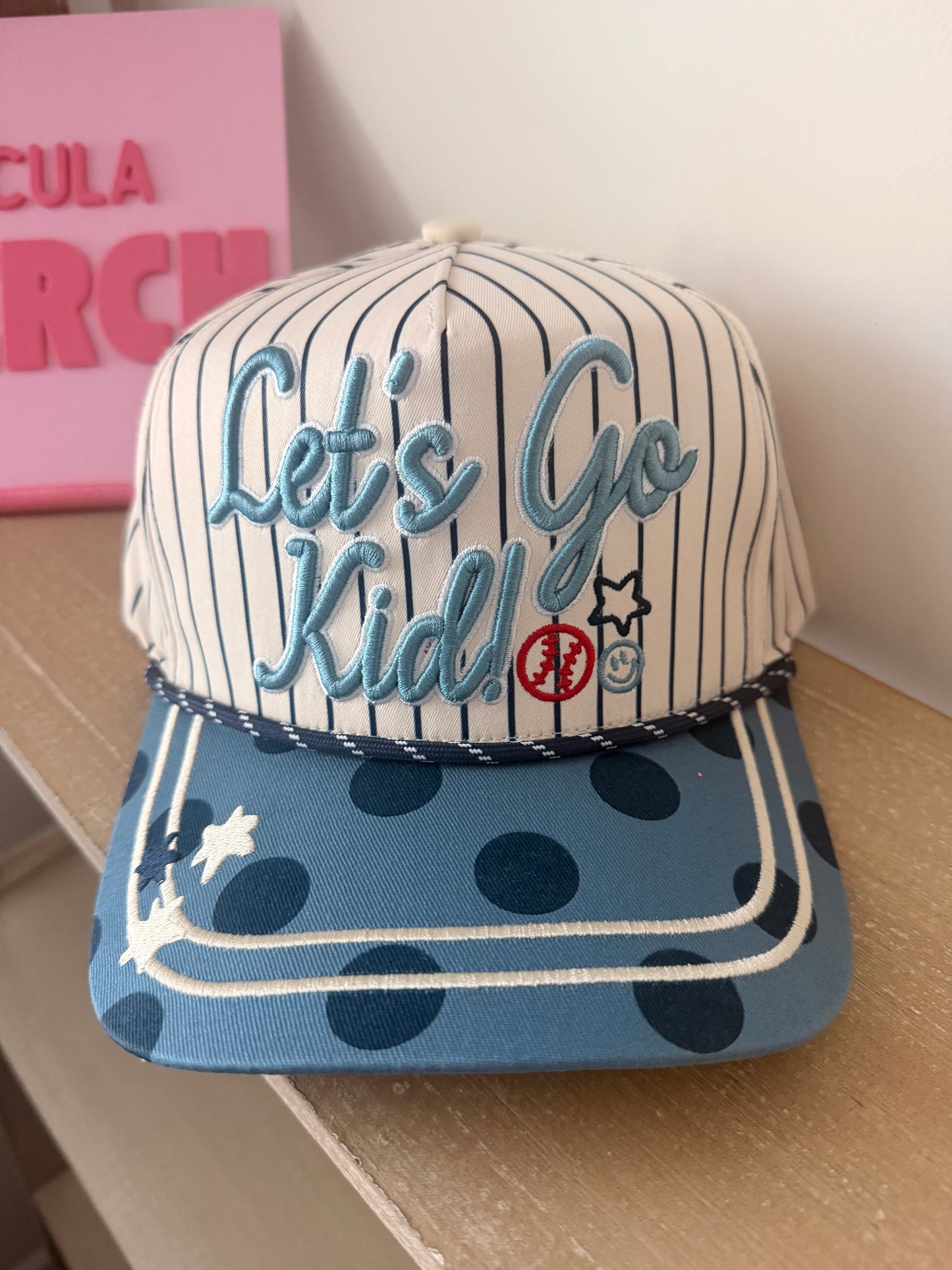 Let’s Go Kid - Embroidered Trucker Hat