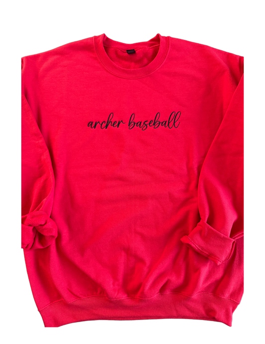 Youth/Adult Archer Tigers Embroidered Sweatshirt/Hoodie
