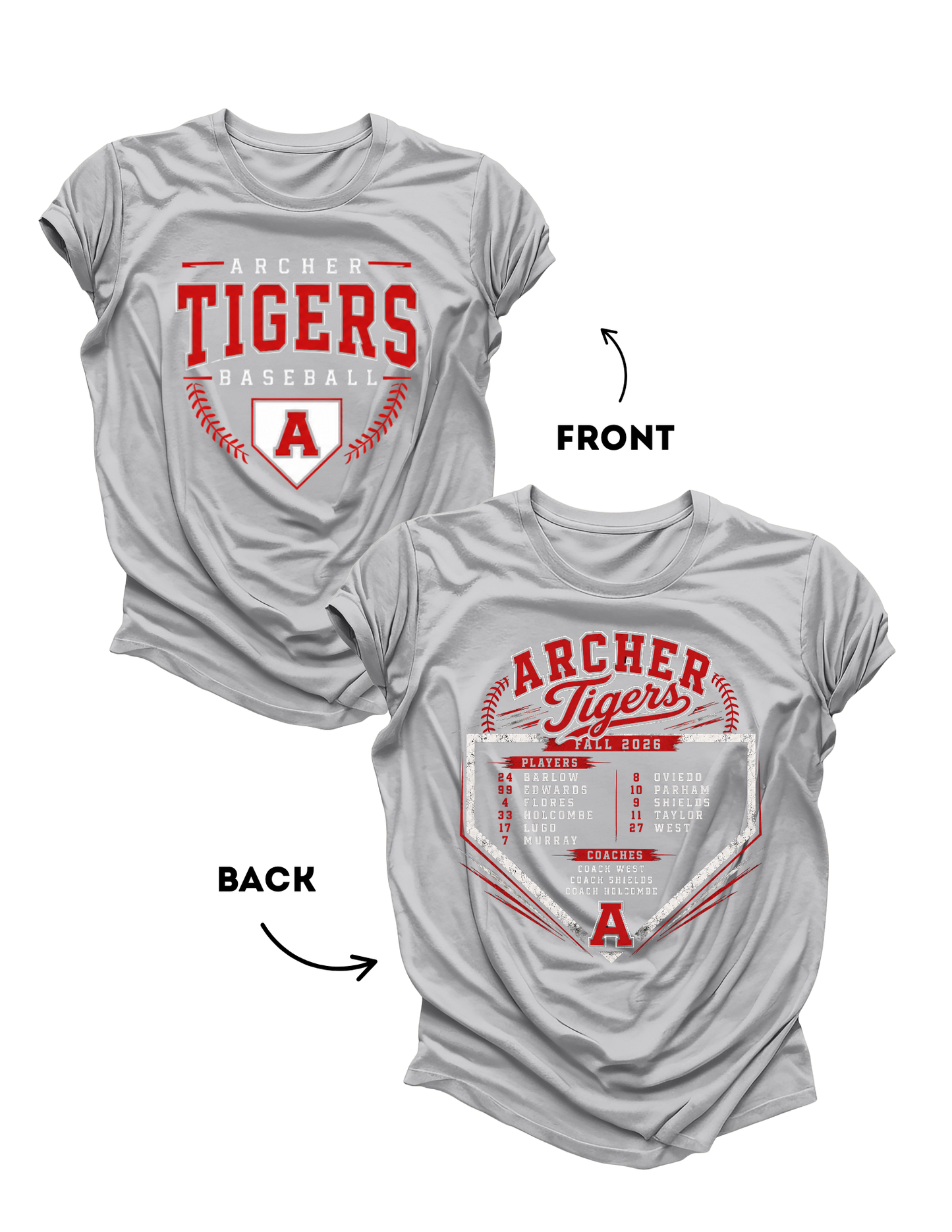 Coach West Roster Tees - Fall 2026