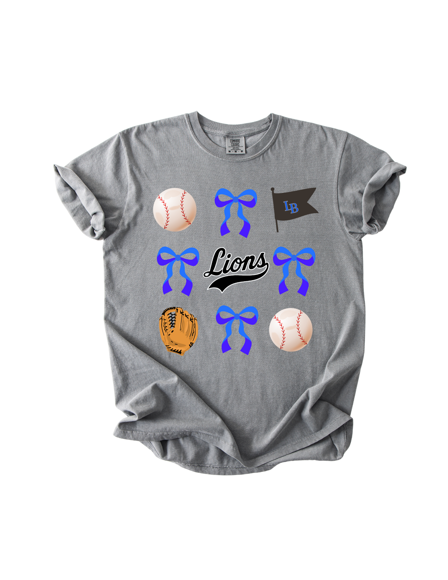 Lions Coquette - Gray Comfort Colors Tee