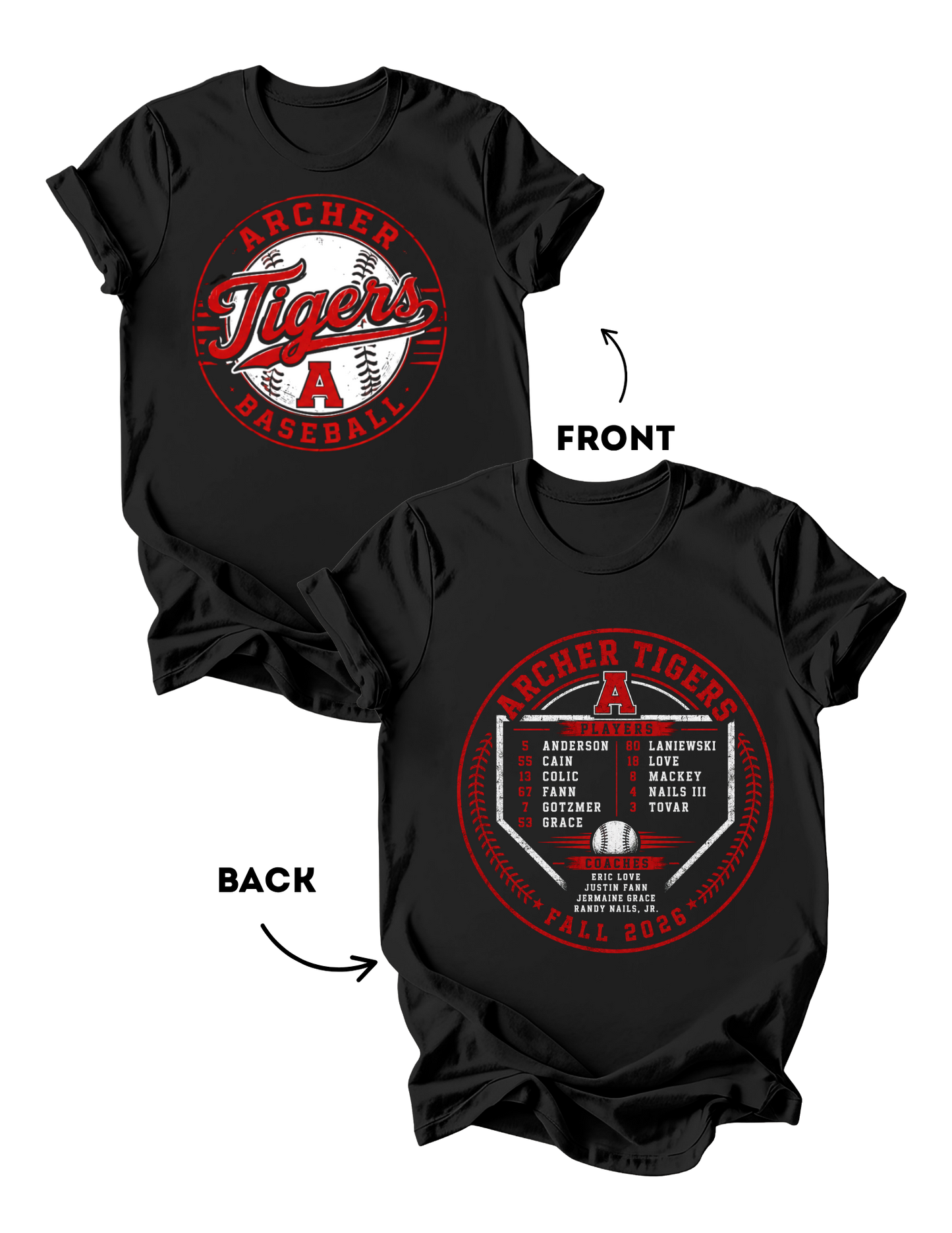 Coach Love Roster Tees - Fall 2026