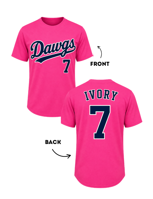 Grayson Diamond Dawgs - PINK Mother's Day Jersey (Dri-Fit)