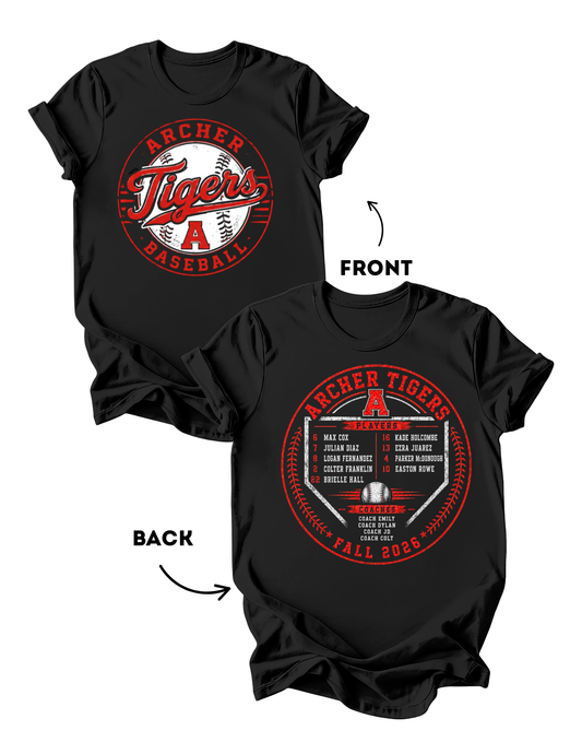 Coach Emily Roster Tees - Fall 2026