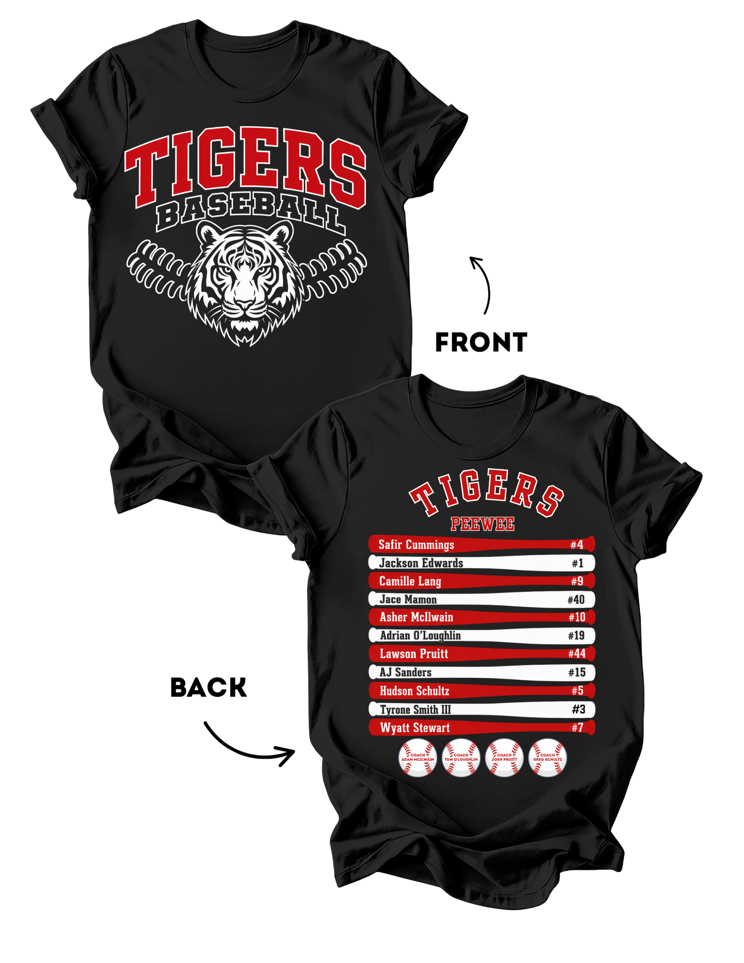 Coach McIlwain Roster Tees - Fall 2026