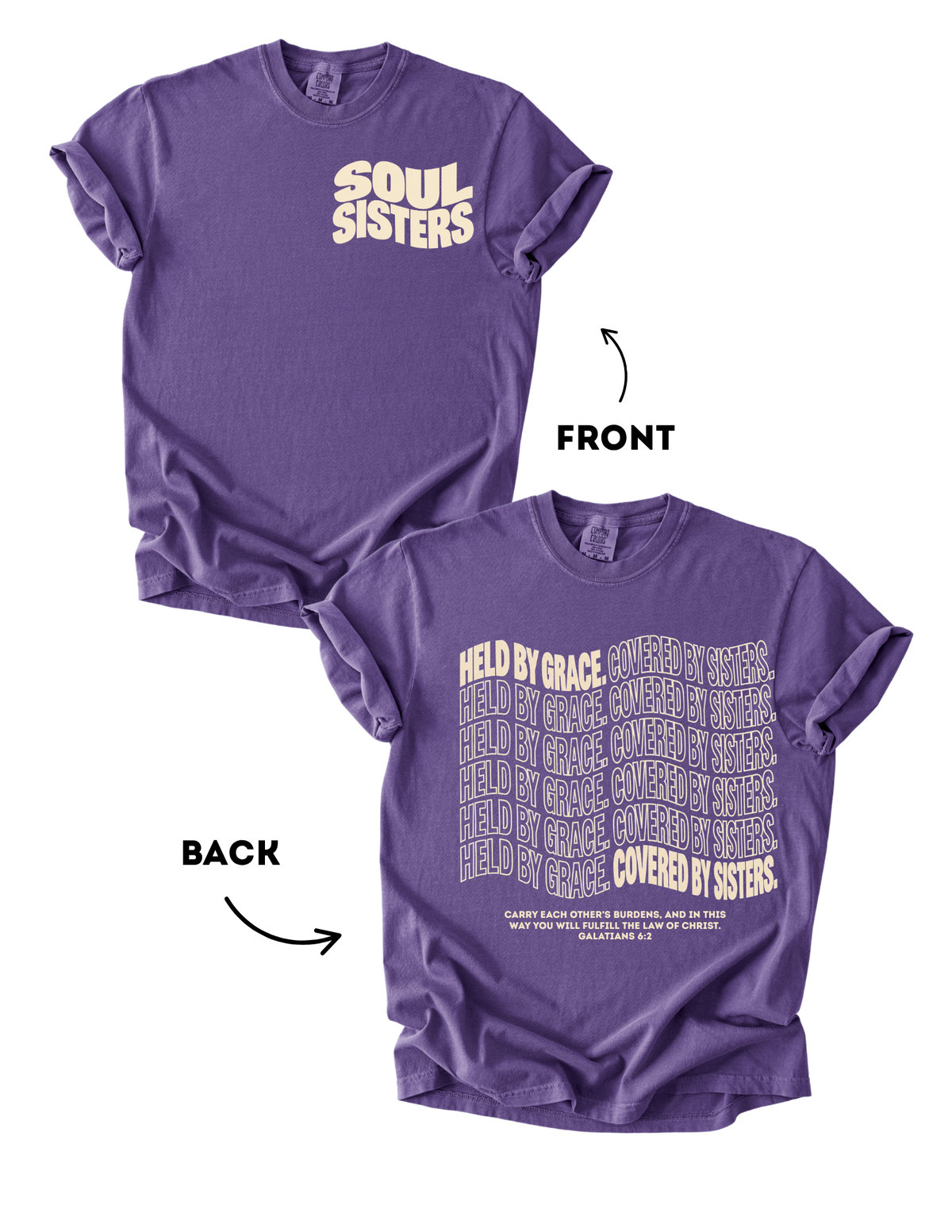 Soul Sisters Tee - Grape