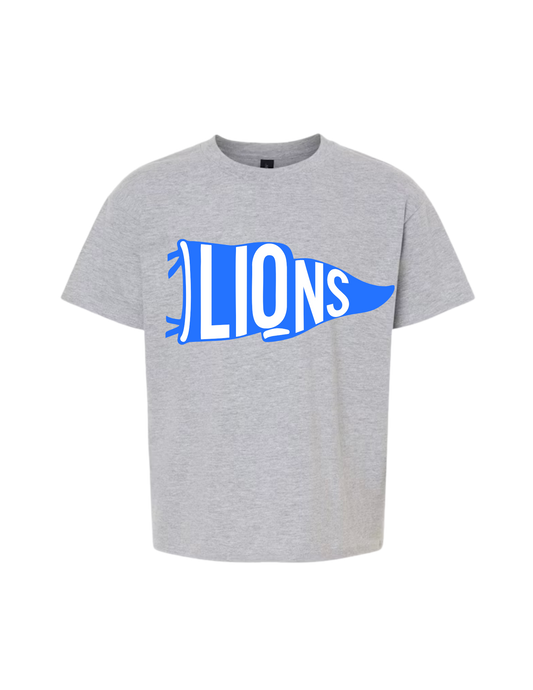 Youth/Adult Winder Lions Cotton/Dri-Fit Tee (SS/LS)