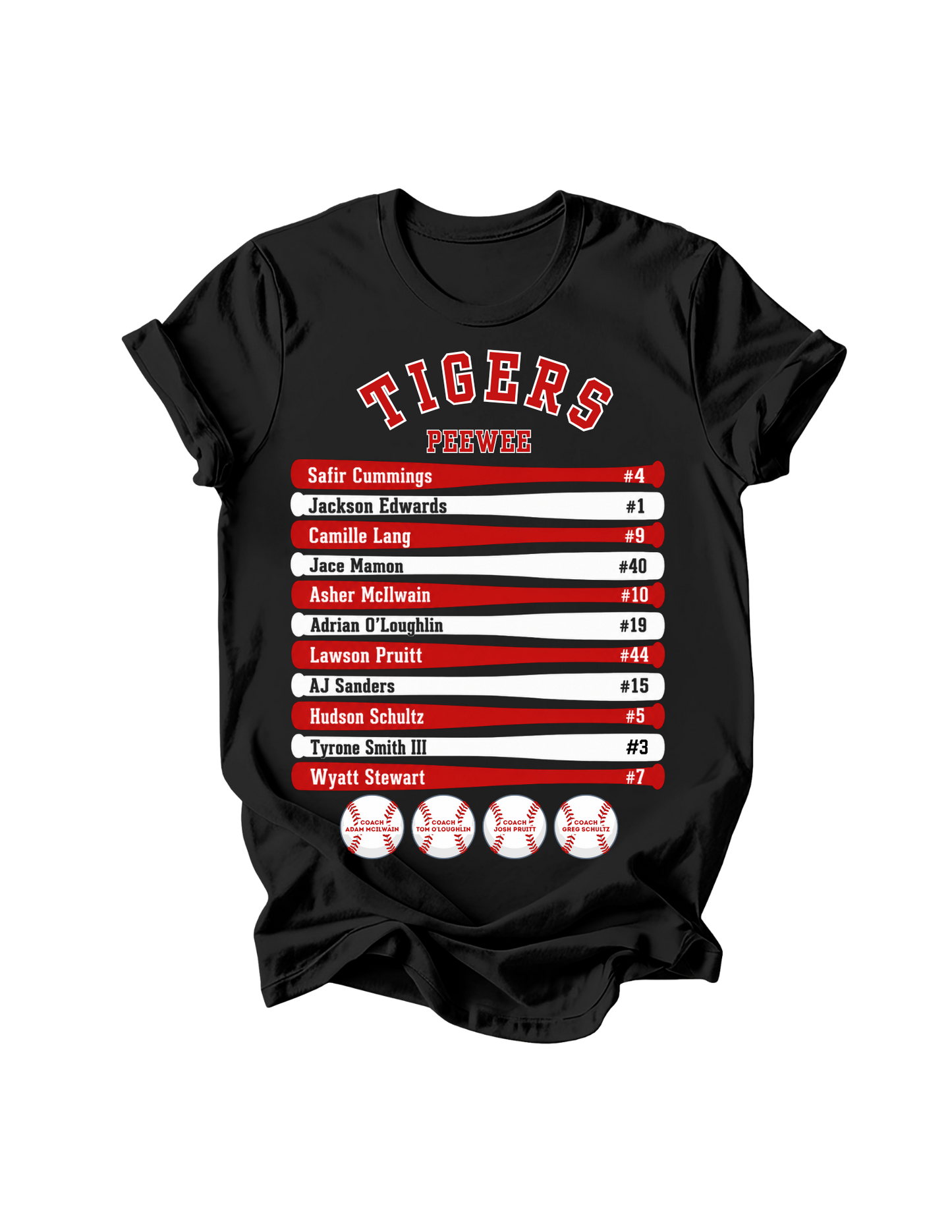 Coach McIlwain Roster Tees - Fall 2026