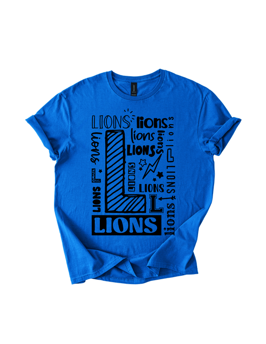 Youth/Adult Winder Lions Cotton/Dri-Fit Tee (SS/LS)