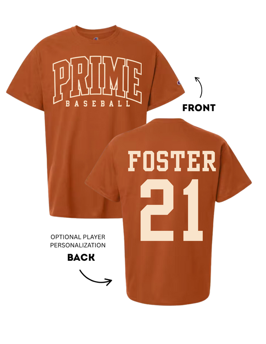 Prime Baseball Short-Sleeve Tee (Personalized)