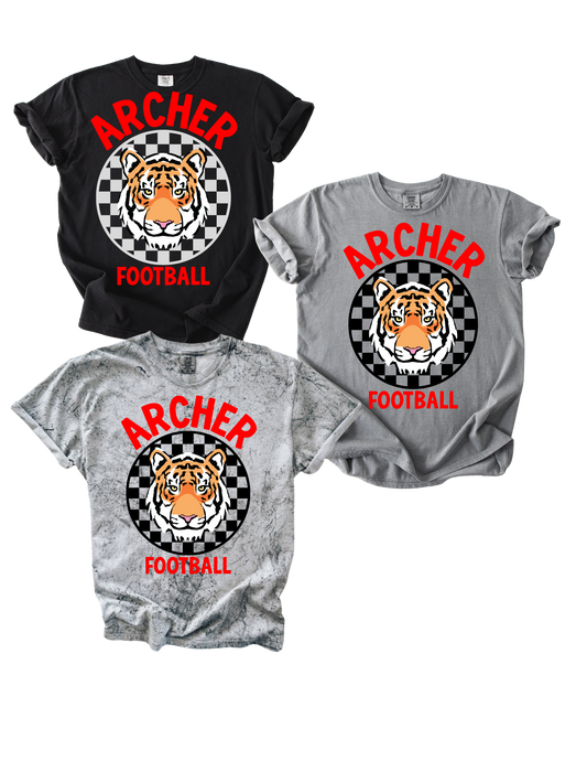 Checkered Archer Football