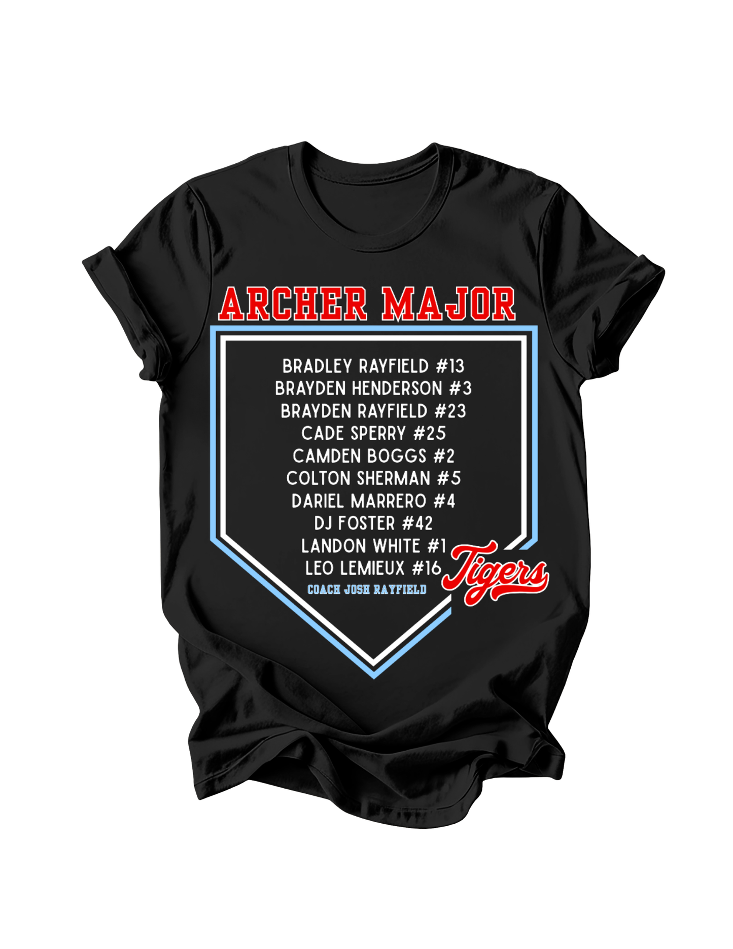 Coach Rayfield Roster Tees - Fall 2026