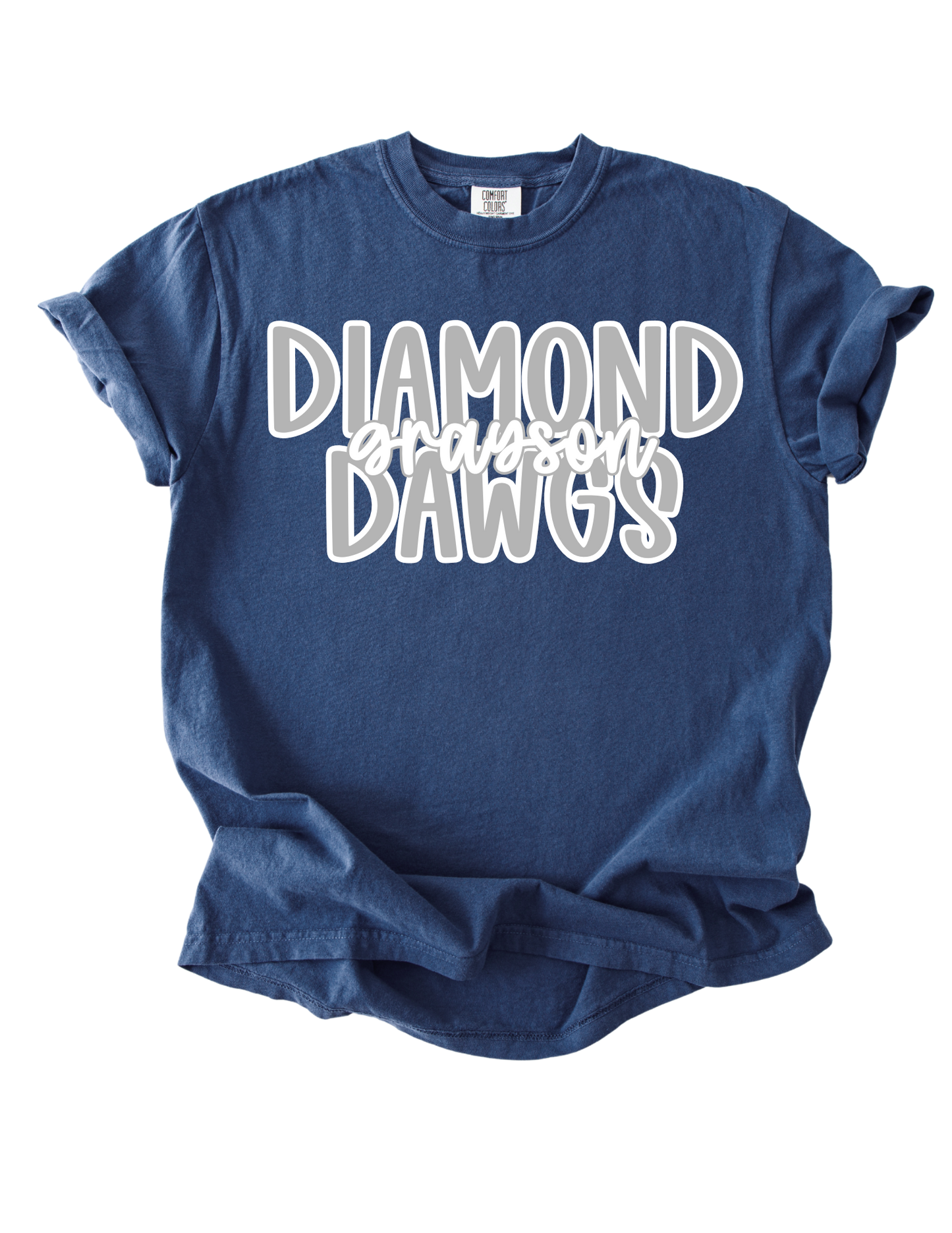 Grayson Diamond Dawgs - Navy Comfort Colors Tee