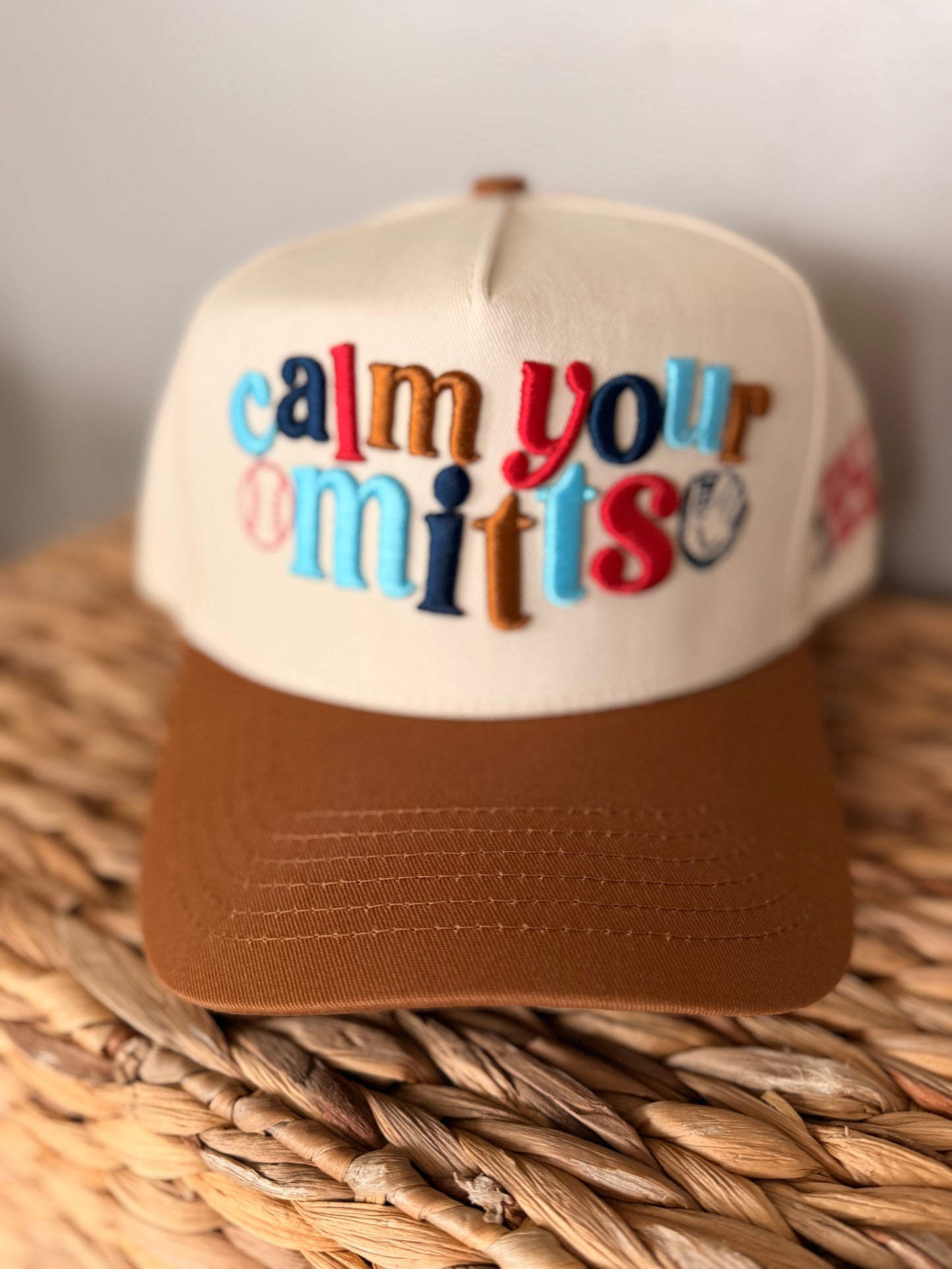 Calm Your Mitts - Embroidered Trucker Hat
