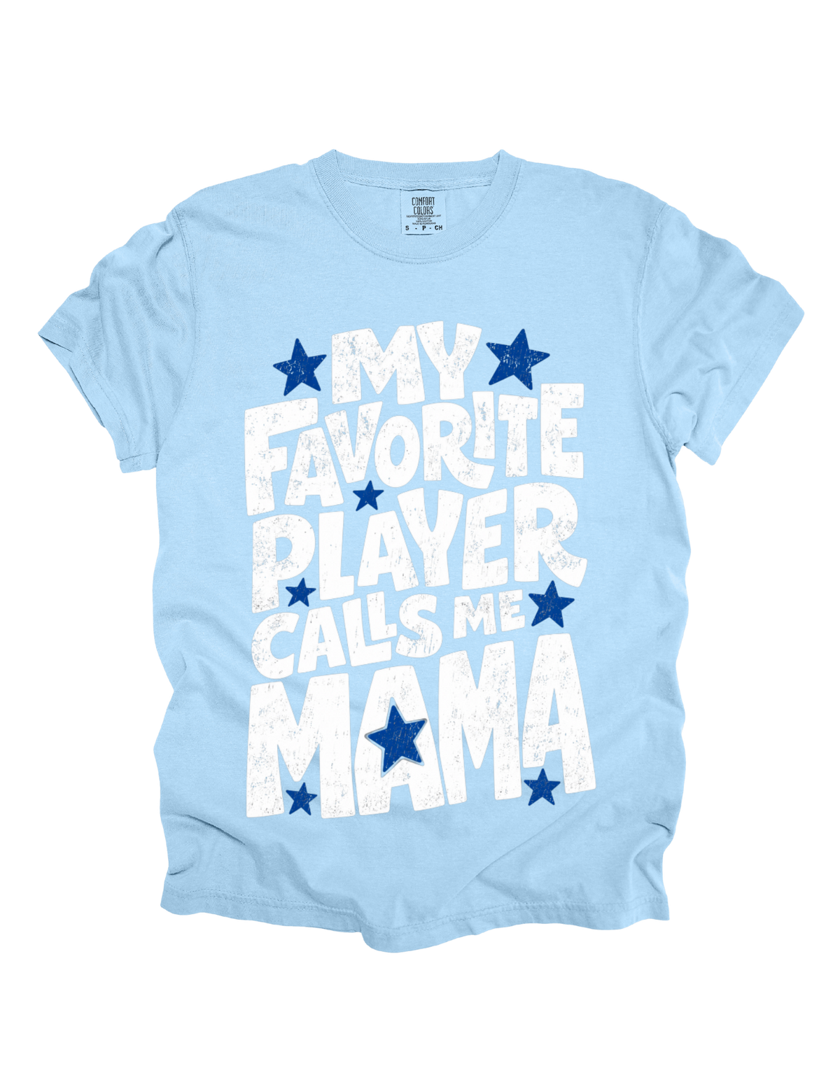 AquaSox Baseball Tee (Light Blue)