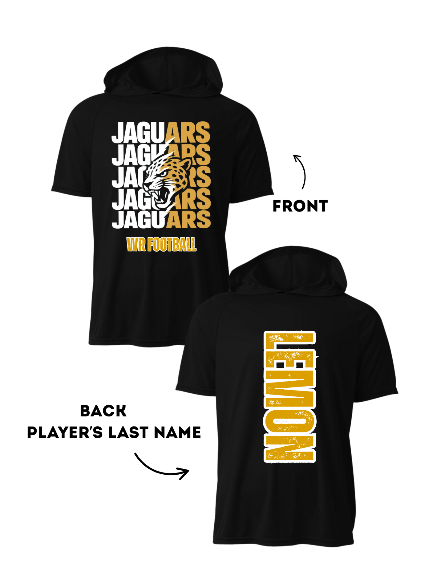 WR Jaguars Football - Dri-Fit (100% Polyester)